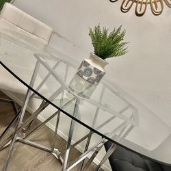 Small Glass Dining Table