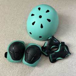 Helmet + Elbo And Knee Pads 20$ Kids 