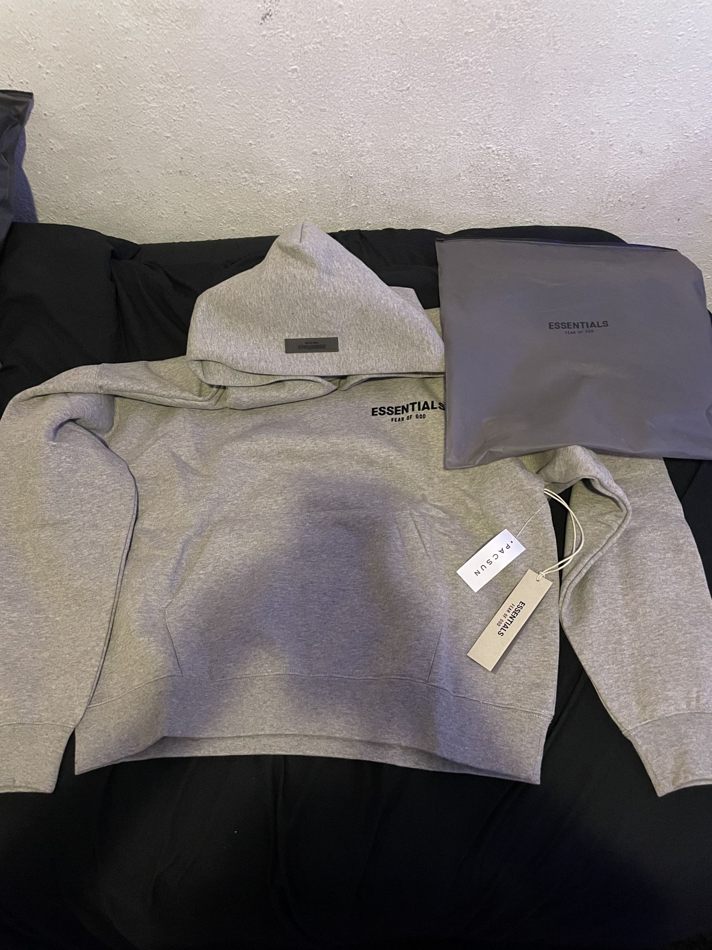 Dark oatmeal essential hoodie