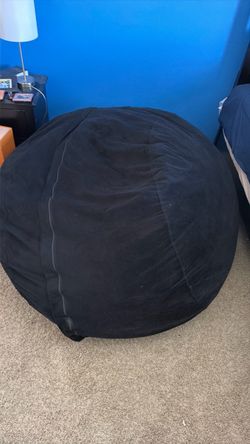 Large Black Bean Bag Chair