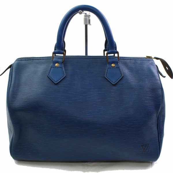 Authentic Louis Vuitton Speedy 30 M43005 Blue Epi Hand Bag 10880 for Sale in Plano, TX - OfferUp