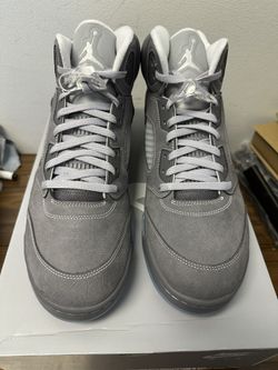 DS Air Jordan 5 Retro “Wolf Grey” Men’s size 15