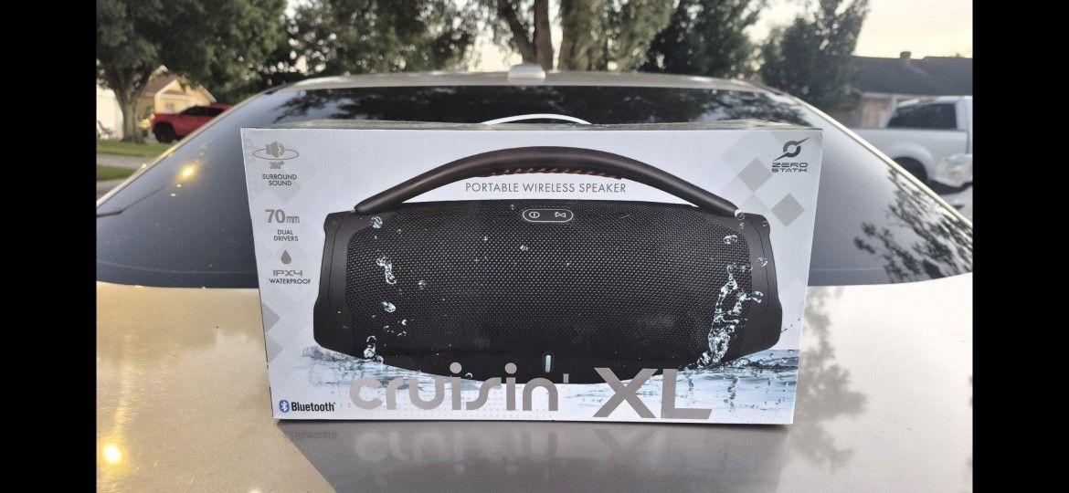 🔊 Cruisin’ XL Waterproof Bluetooth Speaker – Loud & Portable