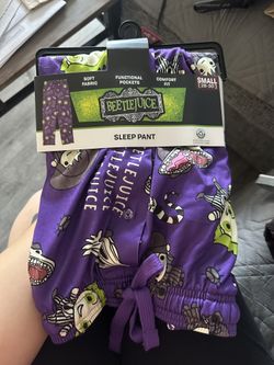 Beetlejuice Small Pj/sleep Pants