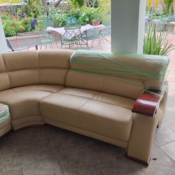 Leather Sectional couch/sofa