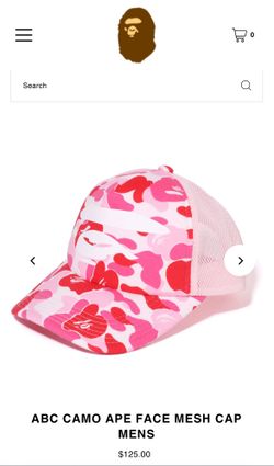 【Bape】 bapesta pink mesh cap BAPE STA MESH CAP | bape.com