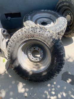 Rims and tires 8 lug