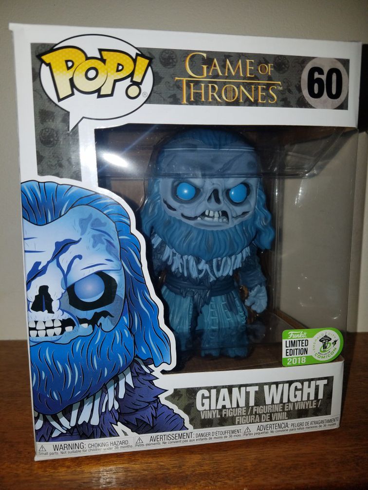Giant Wight GAME OF THROANS Funko POP Exclusive ECCC for in Seattle, WA - OfferUp