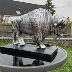 The Silver Buffalo Statue