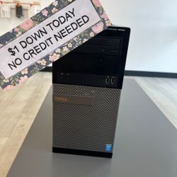 Dell Optiplex 3020 Desktop -90 Day Warranty-$1 DOWN-NO Credit Needed