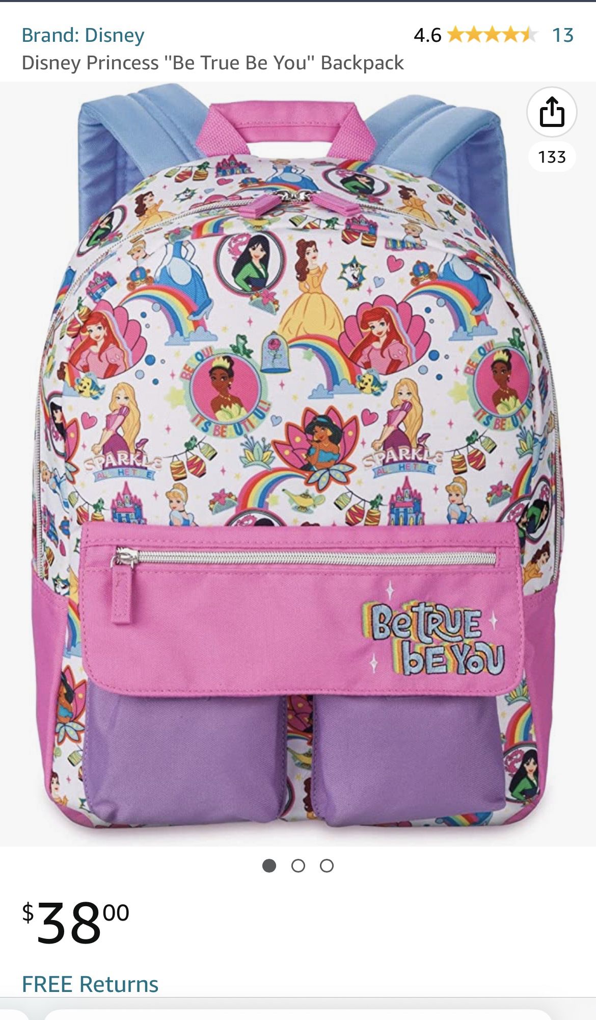 Backpack Princess new