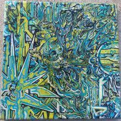 Original Abstract Expressionism Painting.