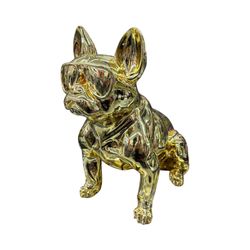 Silver and gold dog house decoration 