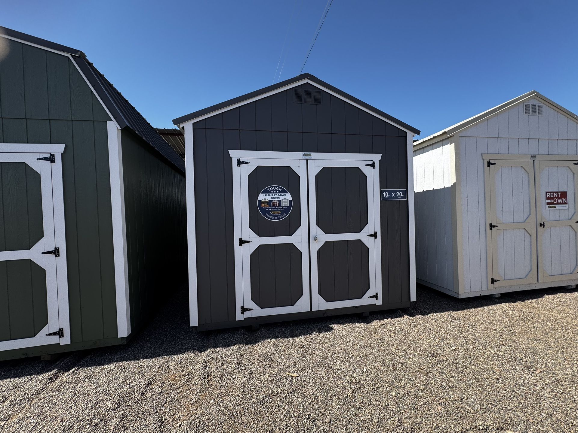 Great deal! 10x20 utility storage shed