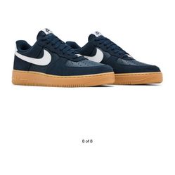 The Nike Air Force 1 Low '07 LV8 Armory Navy Gum 