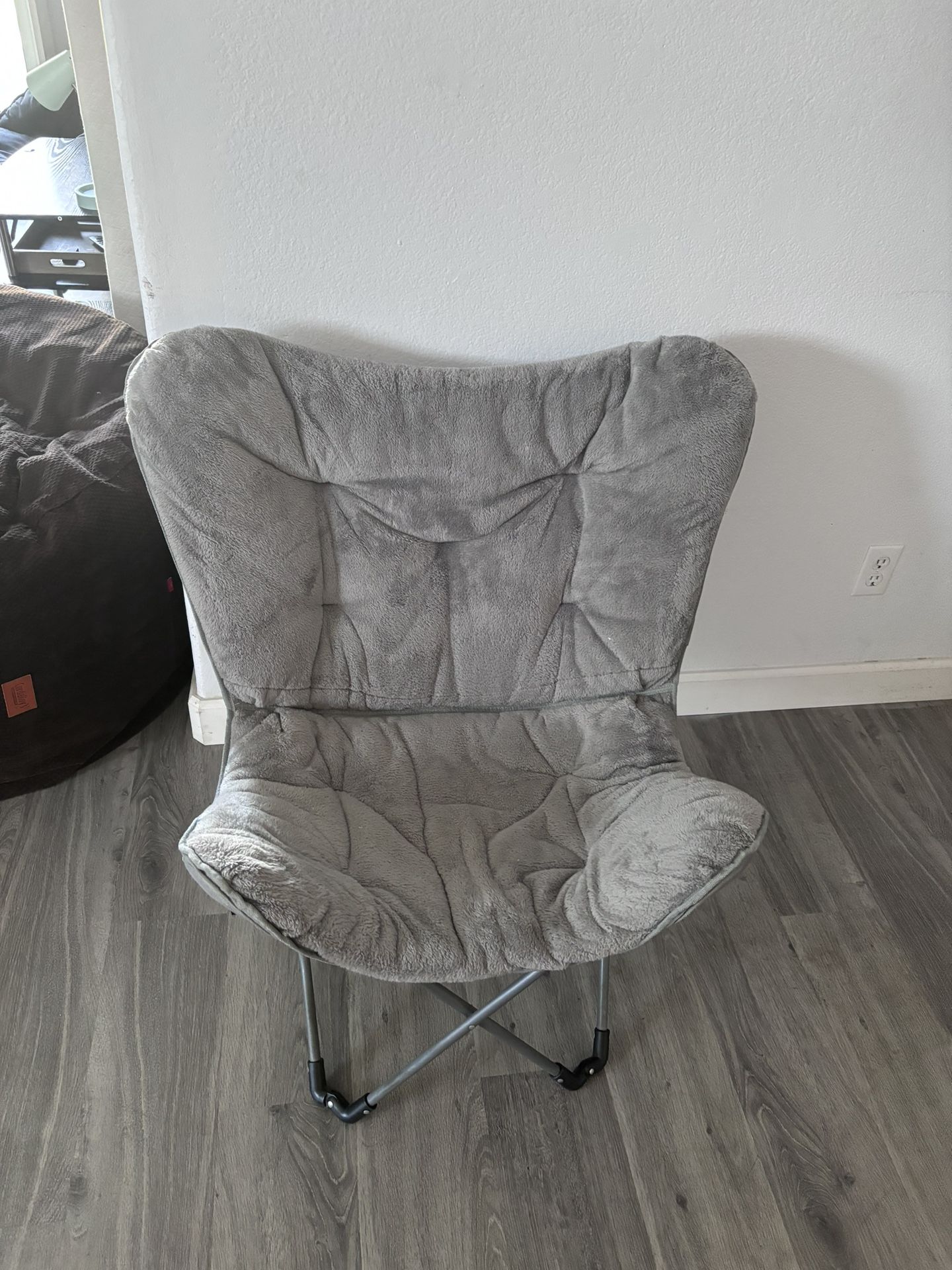 Gray Folding Chair