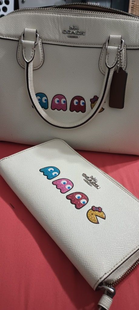 Coach Pac Man Purse N Wallet Collection