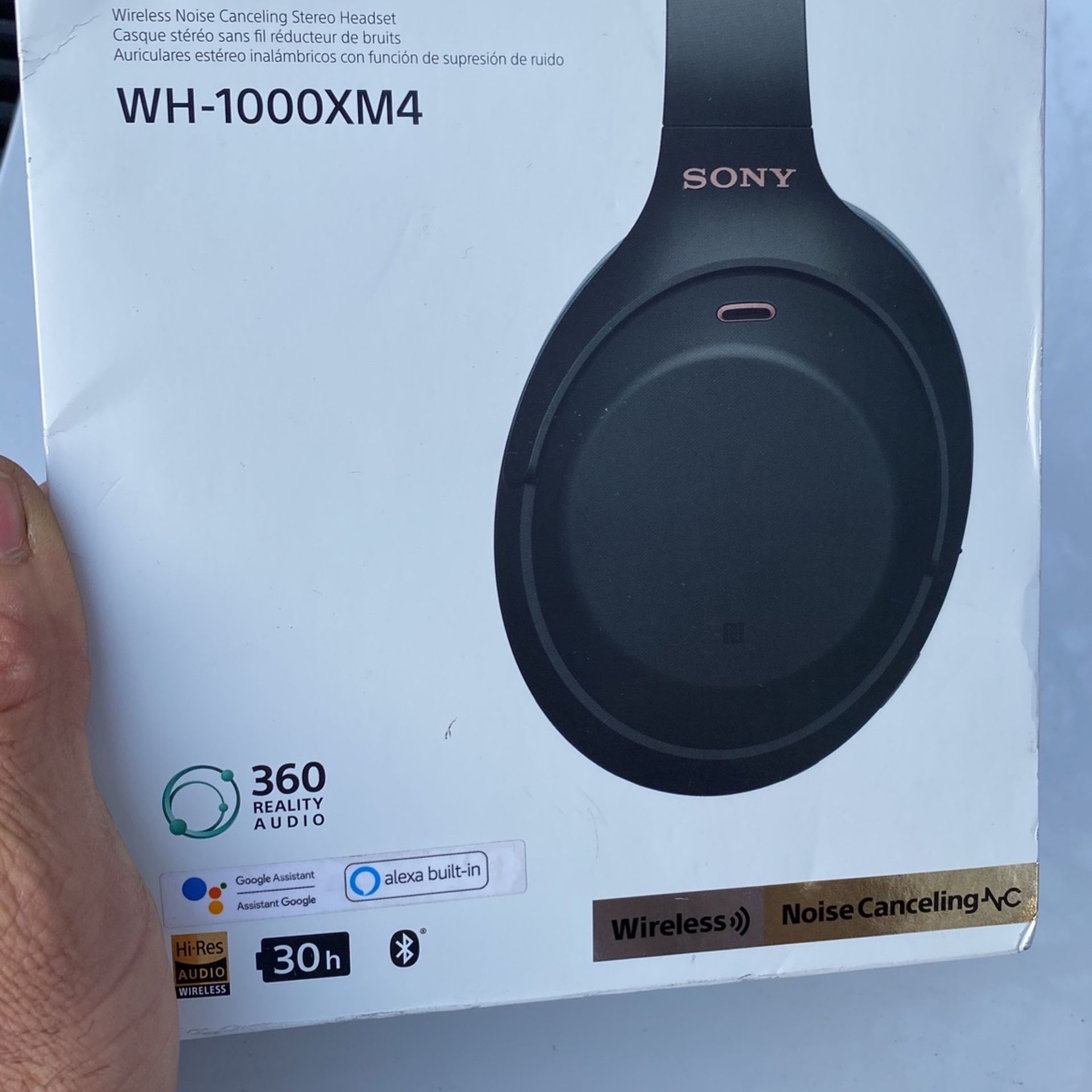 SONY HEADSETWH-1000XM4 NOISE CANCELING STEREO