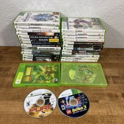 Xbox 360 Game Bundle Lot 