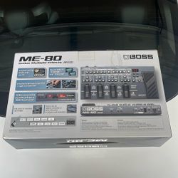 Boss me- 80 Guitar Effects Multi Peddle 