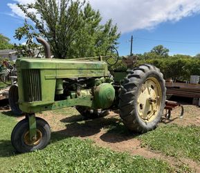 1953 John Deere with Tiller
