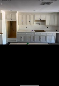 J & K Snowfall White Kitchen Cabinets