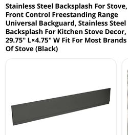 Stainless Steel Backsplash For Stove