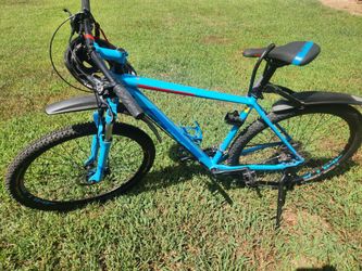 Cube Aim SL 29er Hardtail Mountain Bike Blue with Fenders