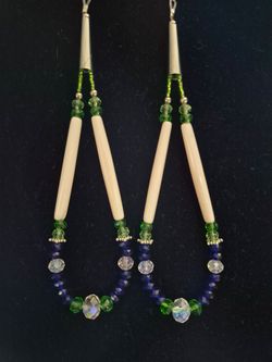 💚 Native American Seahawks Earrings