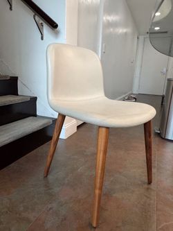 Italian modern glass dining table + 6 chairs