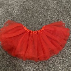 baby red tutu