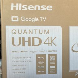4K Hisense Quantum Dot Google TV