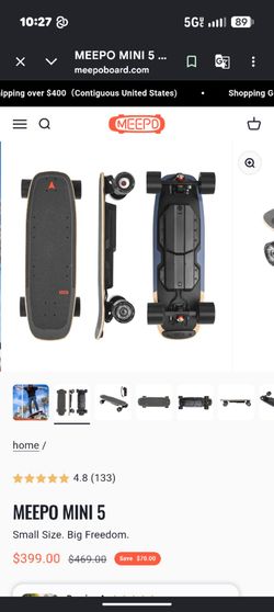 meepo 5 mini electric skateboard
