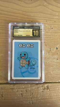 CGC Pristine 10 Squirtle Old Maid Japanese Pokémon Card