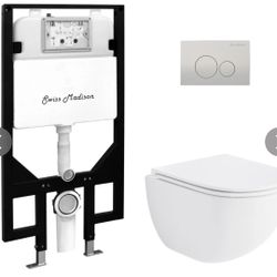 Wall Mount Toilet Swiss Madison with Carrier
