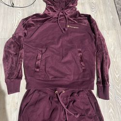 Adidas Velour Tracksuit Size small 