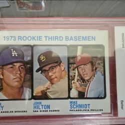 BCCG 8 1973 Topps HOF Mike Schmidt RC #615