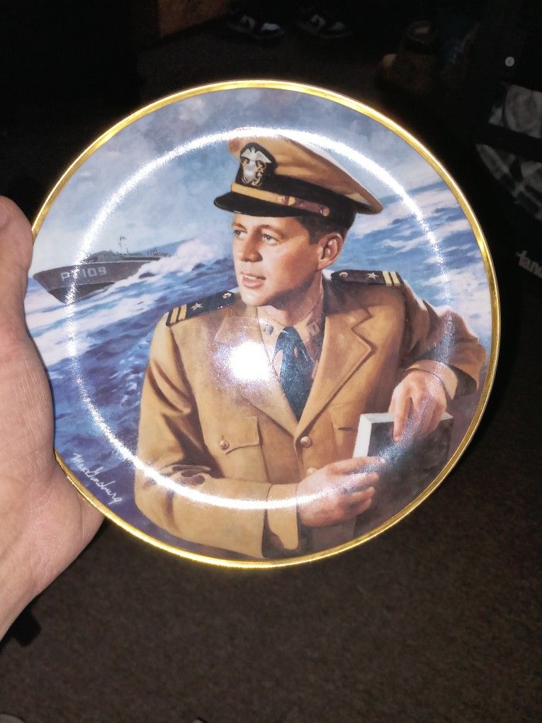 Vintage Franklin Mint JFK Collectable Plate