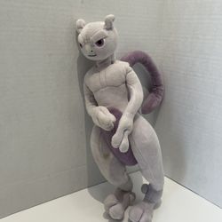 MEWTWO • Pokémon Detective Pikachu Large Plush Stuffed Animal Purple 12 Inches