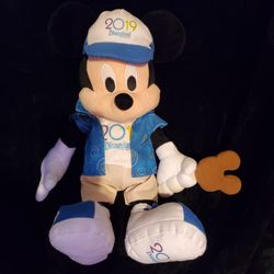  Walt Disney World Parks Mickey Mouse Plush 2019 15" w/ ice cream bar(1A)