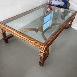 Large Glass Coffee Table