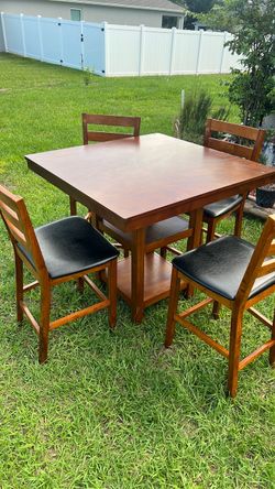 Diner room set table 4 chairs