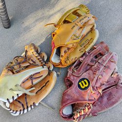 Baseball Gloves $15 Each