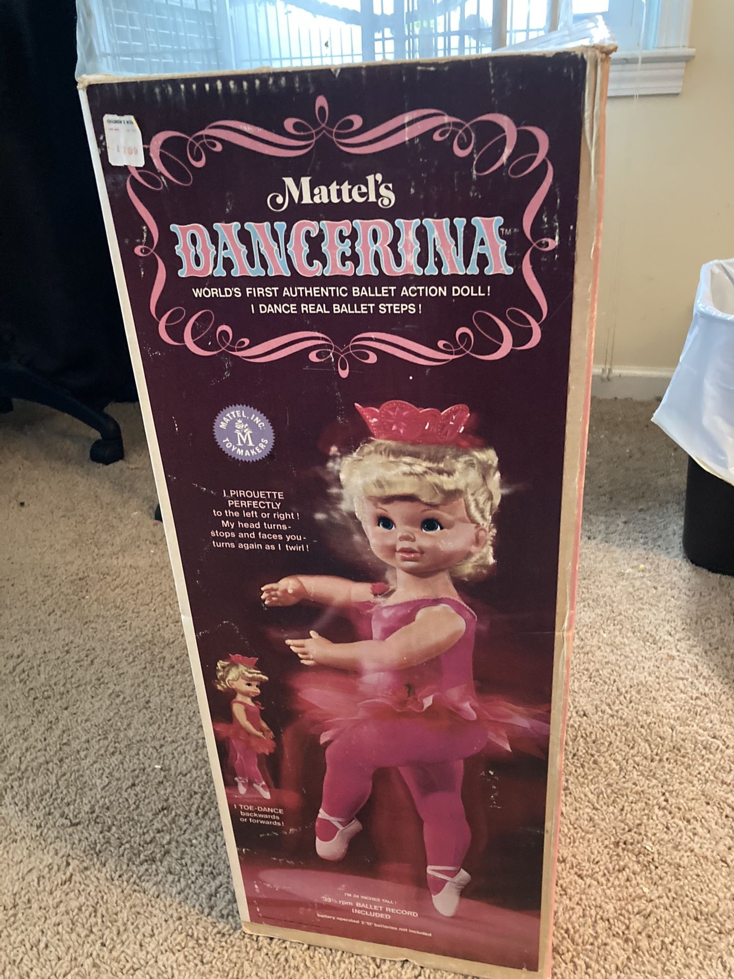 1968 Vintage Dancerina Doll in original box