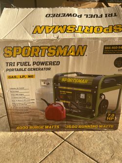 Sportsman Tri Fuel Portable Generator 4000W