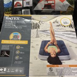 Dome Tent And Air Mattress W/ Pump