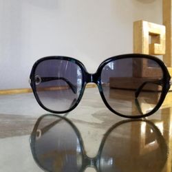 DAVID YURMAN Signature Cable Stone DY092 05 Lapis Silver Sunglasses