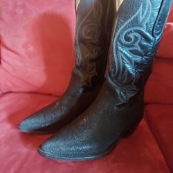 For Sale Nacona Black  Stingray Boots Size 9 . 5 EE $240