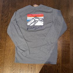 NEW Patagonia Mens Long Sleeve Line Logo Ridge Shirt, Small