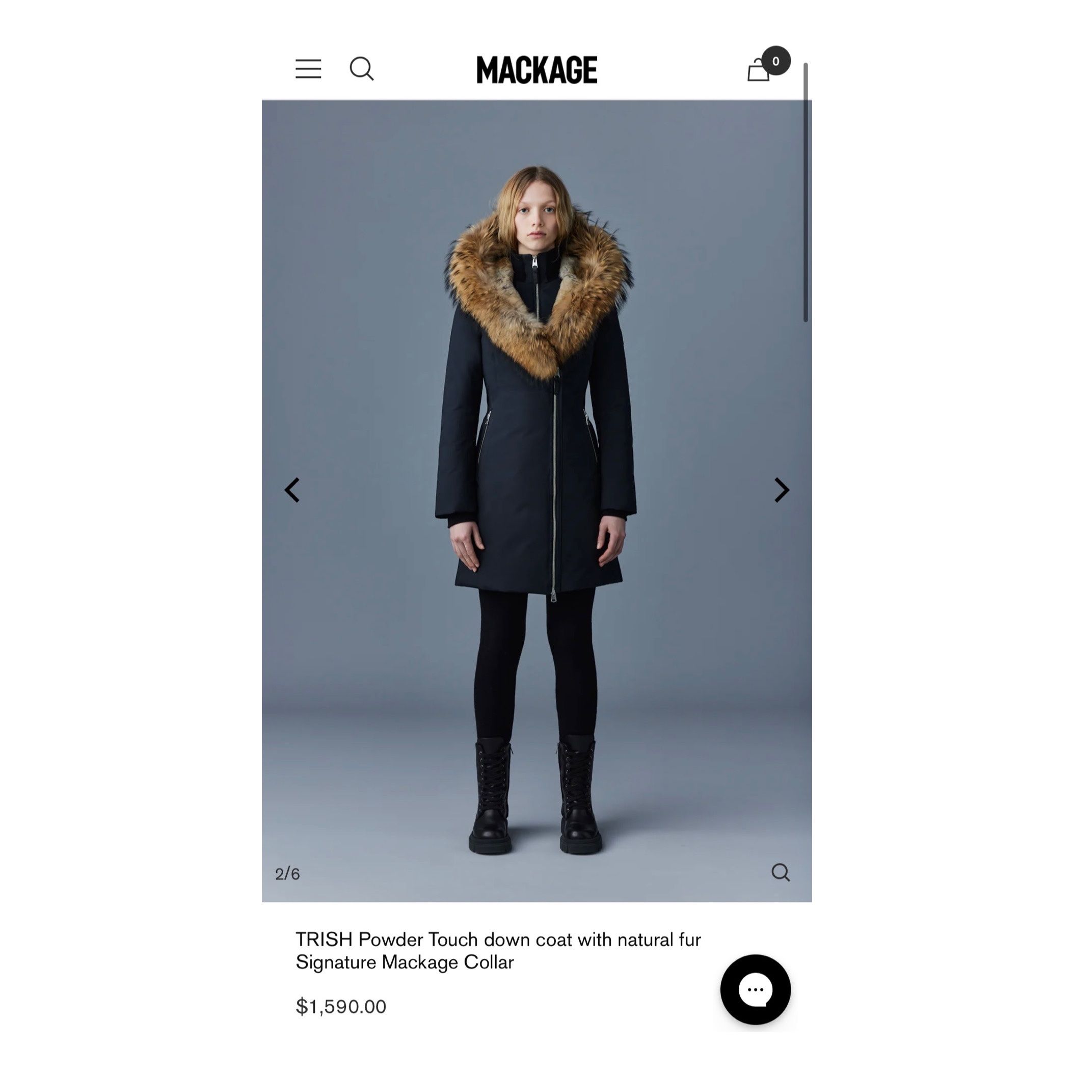 Mackage trish hot sale parka